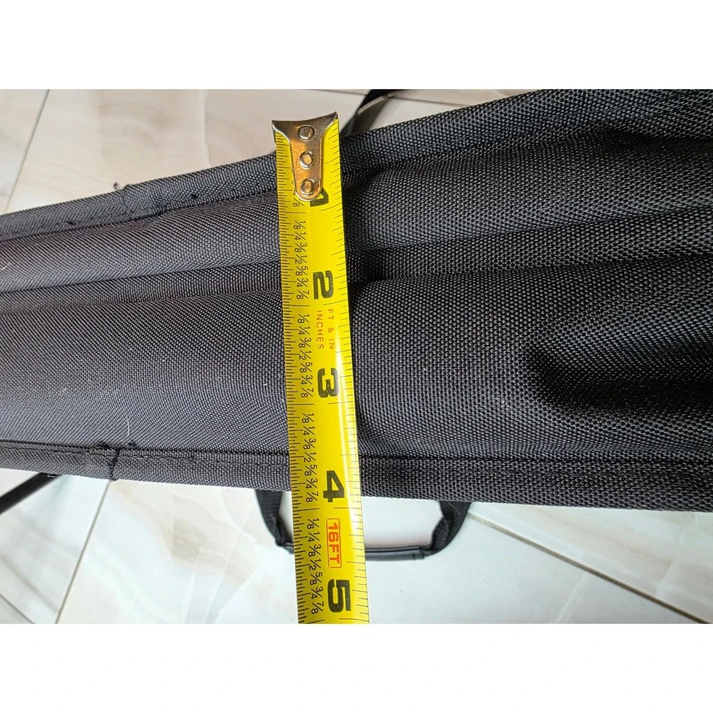 Waddell & Reed Black Laptop Messenger Bag Briefcase Canvas Professional W1 - Picture 14 of 16